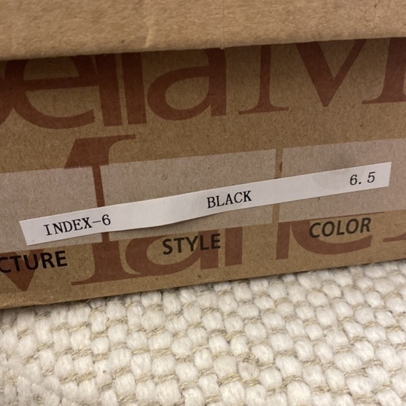 Black Sling-back Wedges size 6.5 💋 - Picture 6 of 6